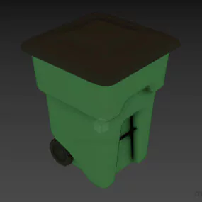 Plastic Bin 3d model