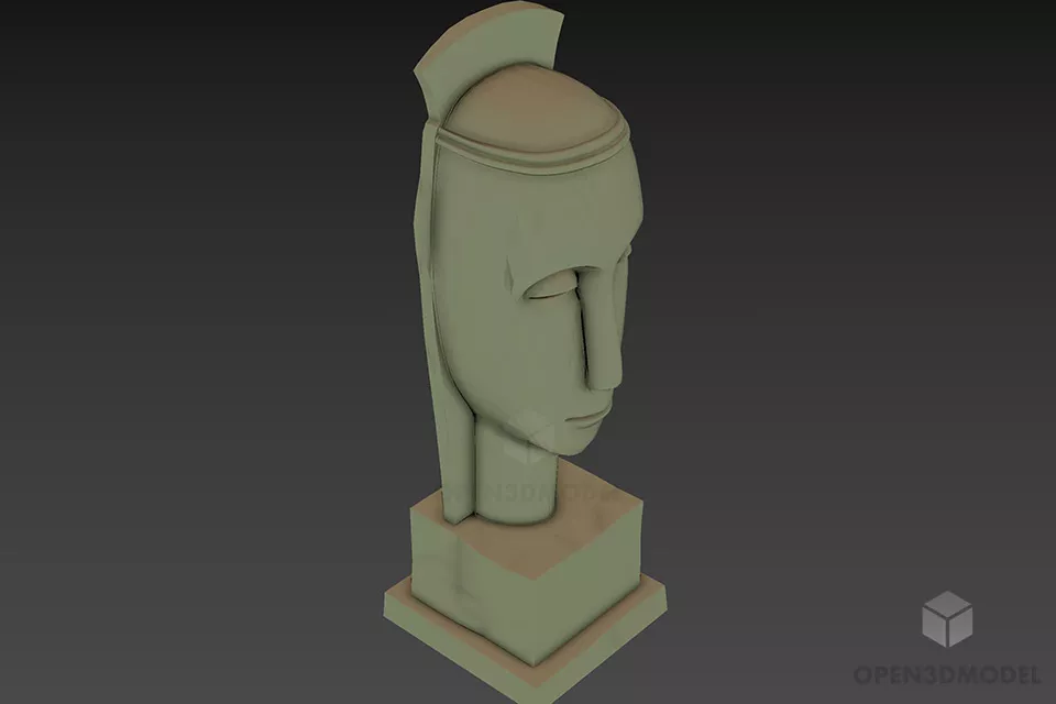 Figurine Elephant Abstract Style 3d model