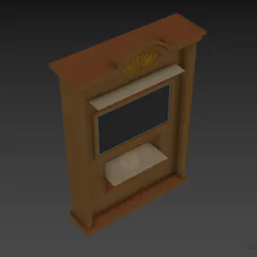 Antique Rack Tv Cabinet 3d model