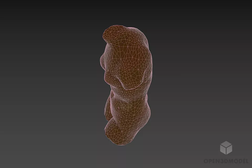 Sculpture Venus Body 3d model 2