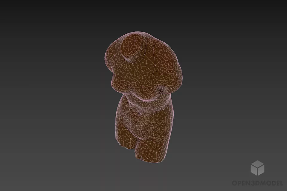 Sculpture Venus Body 3d model 3
