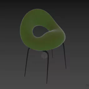 Donut Chair, Coffee Chair 3d model