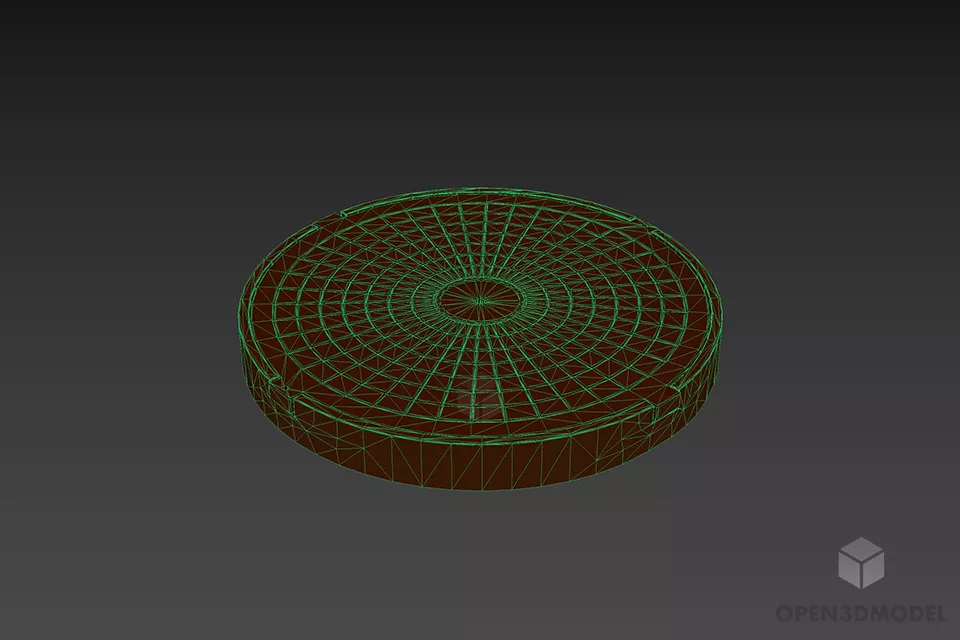 Manhole Cap 3d model 3