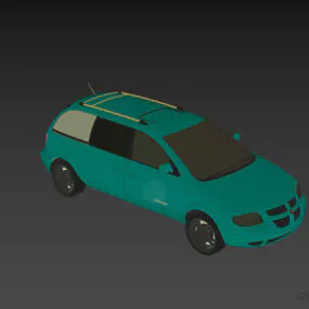 Caravan Car 3d model