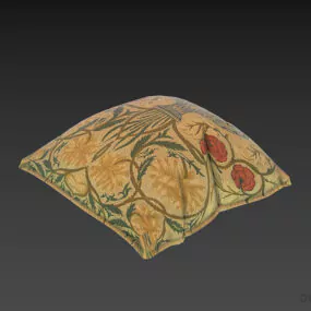 Upholstery Textile Pillow Traditional Style 3d model