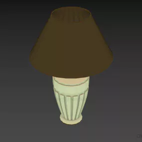 Hotel Antique Lamp Porcelain Vase Stand 3d model