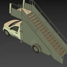 Airport Staircase Vehicle 3d model
