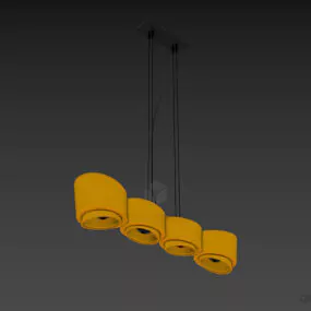 Pendant Lamp Paper Lantern Shade 3d model