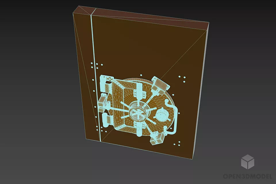 Bank Safe Door 3d model 3