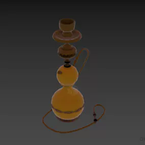Brass Hookah 3d model