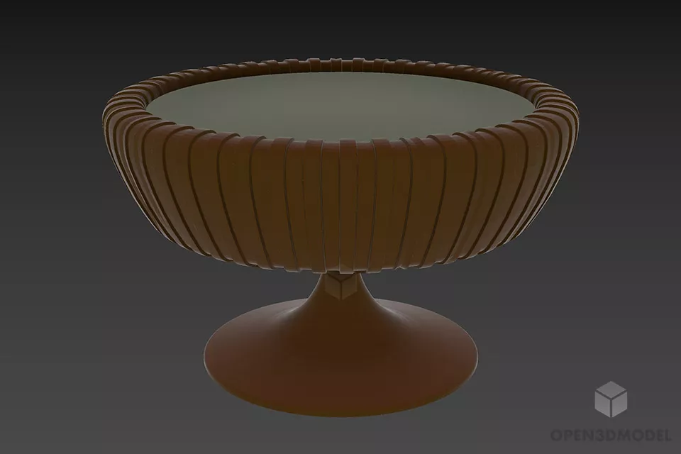 Nest Table Stool Modernism 3d model