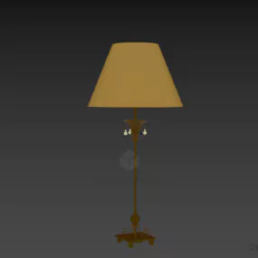 Table Lamp Baga Cone Shade 3d model