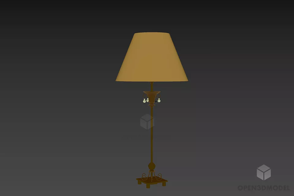 Multiple Sphere Pendant Lamp 3d model