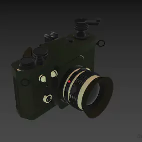 Vintage Style Camera 3d model