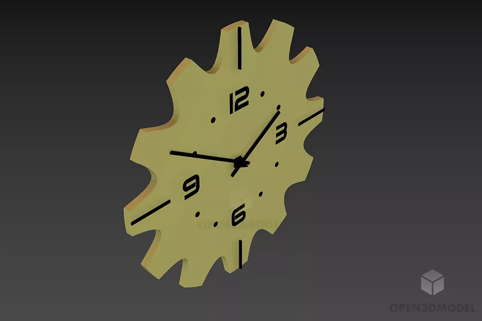 Round Rosette Carved Style 3d model