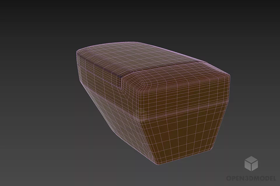 Cantilever Toilet Bathroom Sanitary 3d model 2