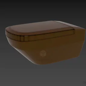 Cantilever Toilet Bathroom Sanitary 3d model