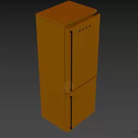 Germany Refrigerator Smeg 3d model