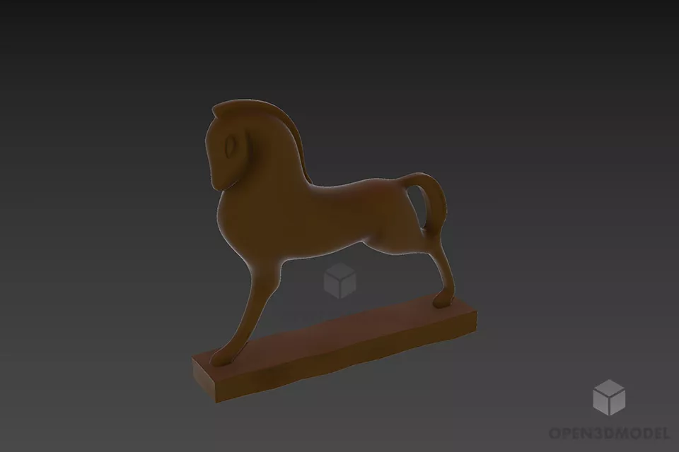Figurine Snail Animal 3d model