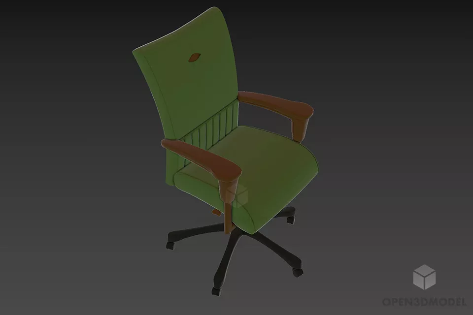 Cube Armchair With Inox Frame 3d model