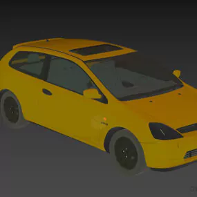 Honda Civic Sedan Car 3d model