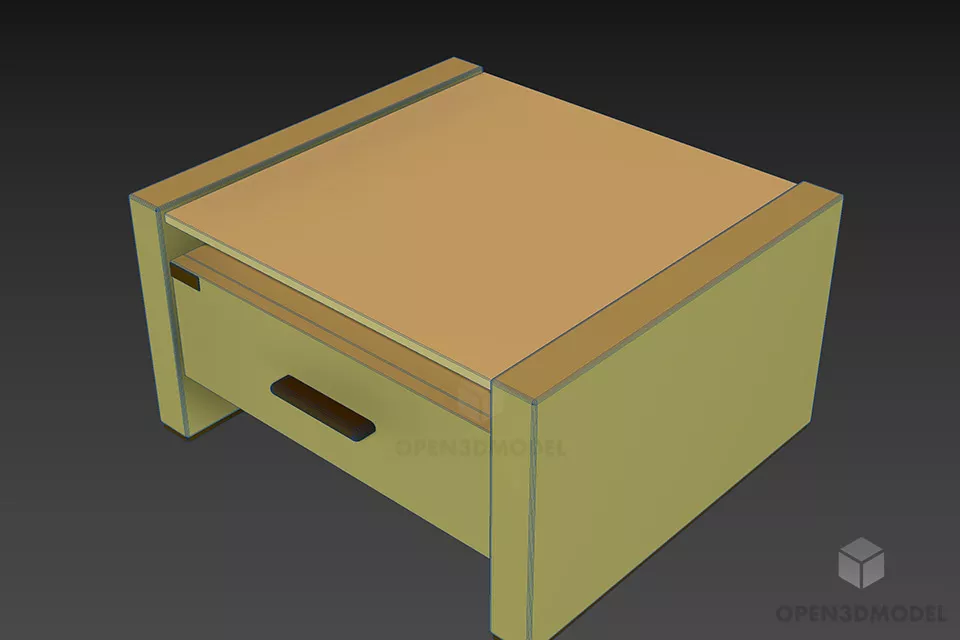 Kitchen Oven With Analog Buttons 3d model 2