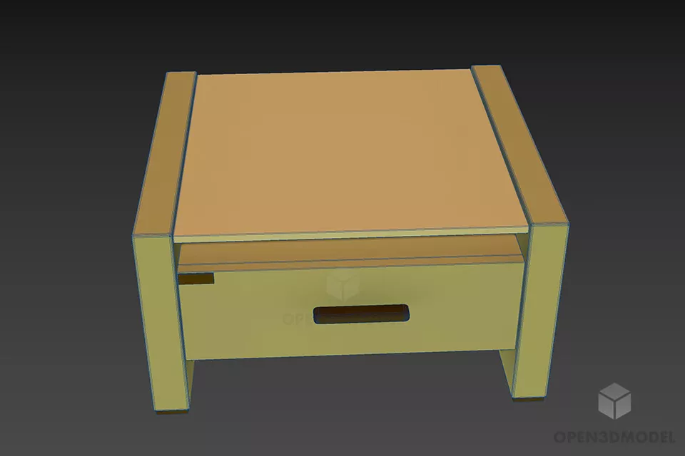 Kitchen Oven With Analog Buttons 3d model 3