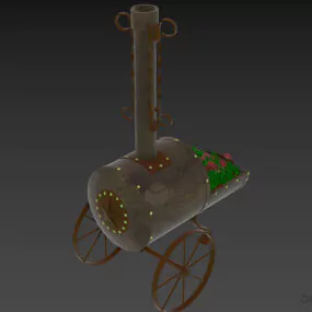 Bbq Garden Stove 3d model