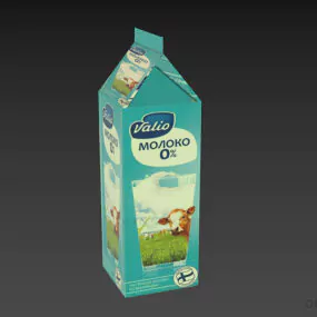 Milk Box Product 3d model
