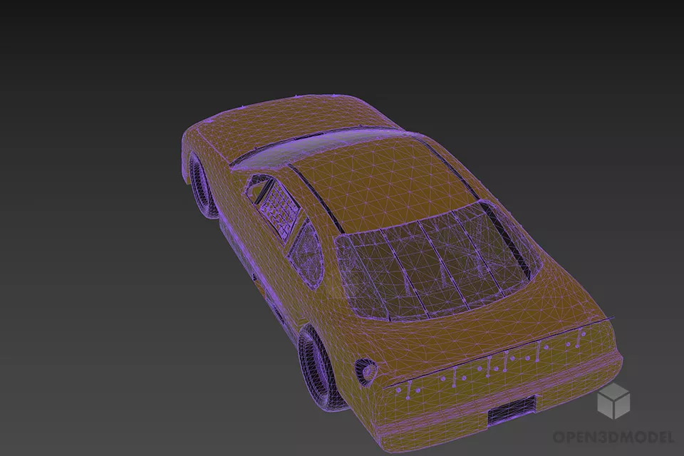 Nascar Racing Car With Cover 3d model 2