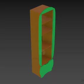 Kidroom Rack For Book Storage 3d model