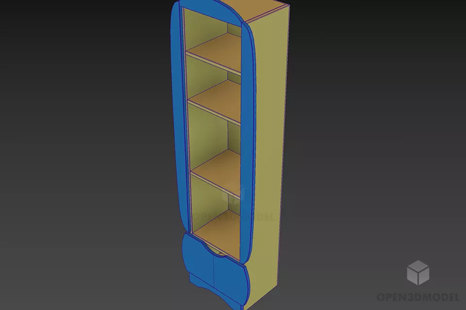 Boutique Locker Raphael 3d model 2