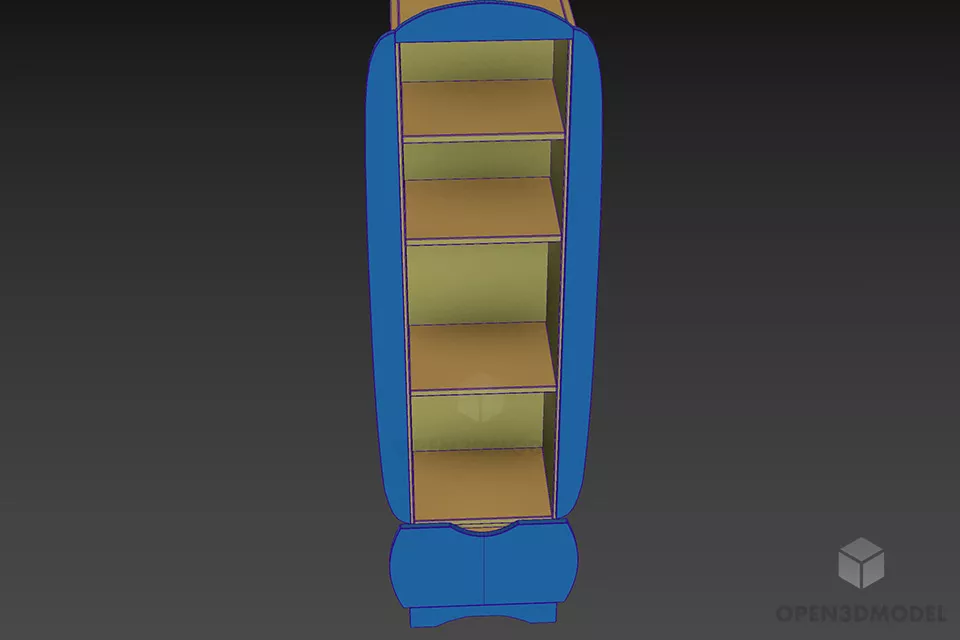 Boutique Locker Raphael 3d model 3