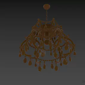 Crystal Chandelier Masieror 3d model