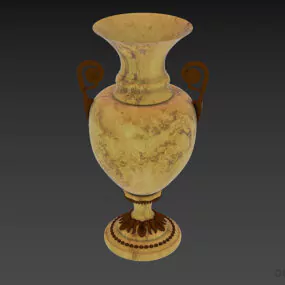 Marble Vase, Cup Shape 3d model