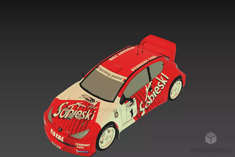 Super Car Jaguar 3d model