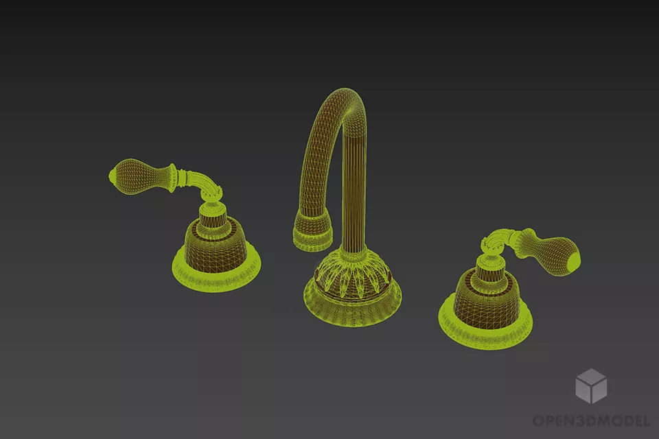 Kitchen Faucet Wagner 3d model 3