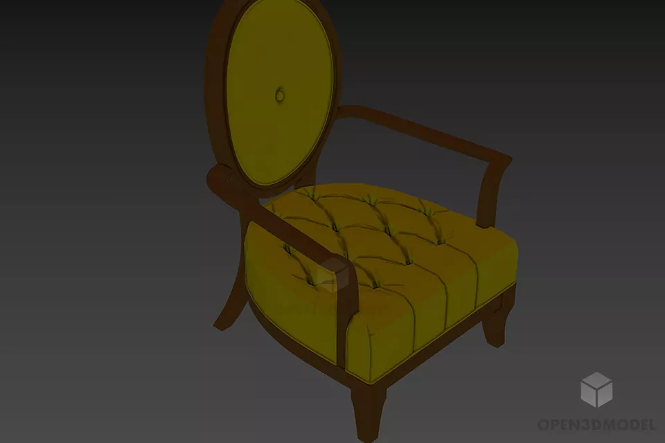 Modern Bar Chair Marini 3d model