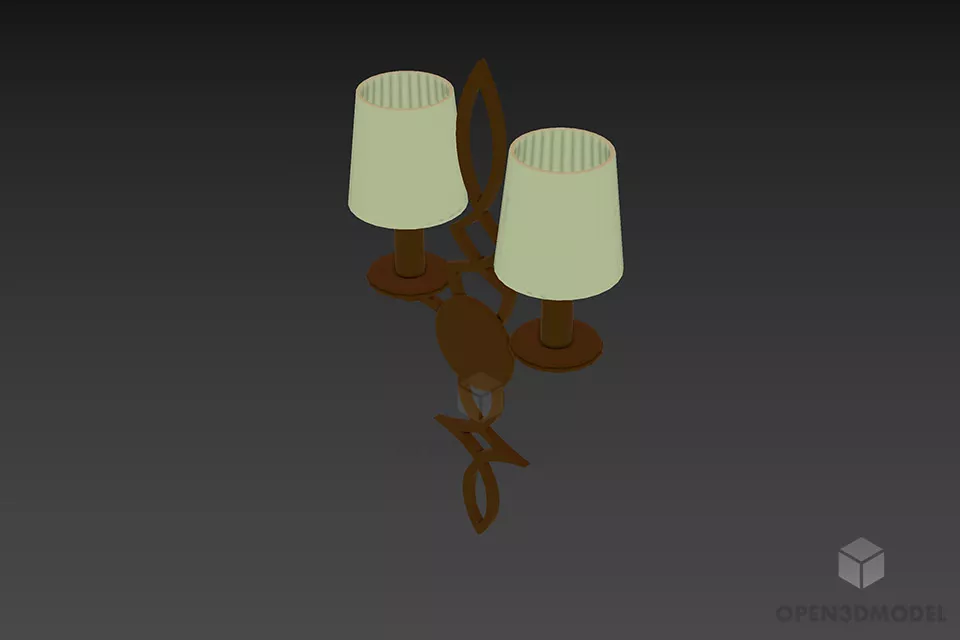 Studio Ceiling Lamp Spitfire 3d model