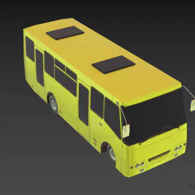 Japanese Bus Isuzu 3d model
