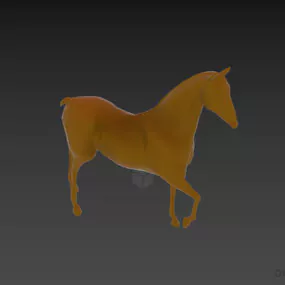 Tableware Figurine Of Horse 3d model