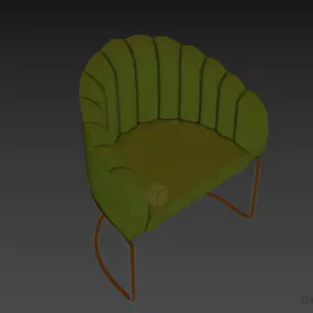 Cantilever Armchair Meritali 3d model