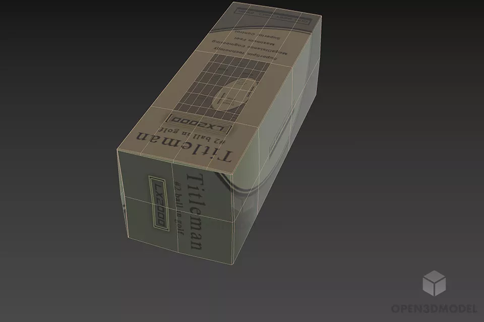 Perfume Product Box 3d model 2