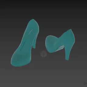 Lady Shoes 3d model