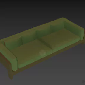 Sofa Wood Frame Upholstery Minotty 3d model