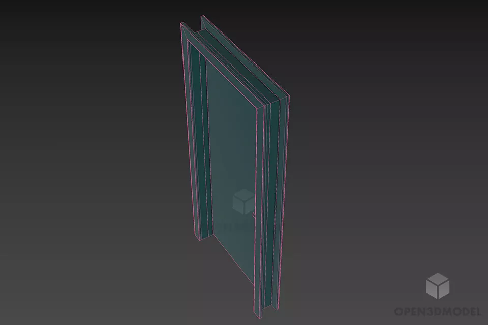 Steel Door Rimade 3d model 2