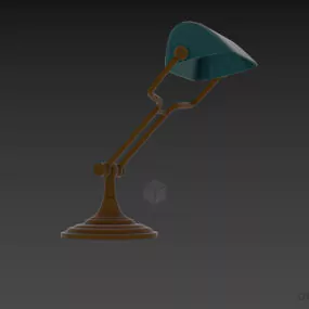 Steel Lamp Foldable 3d model