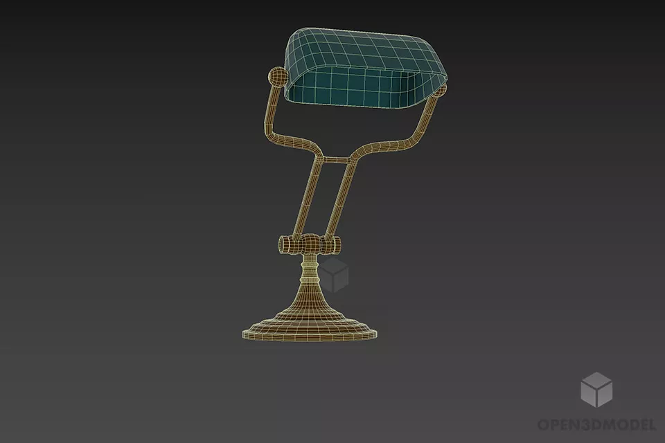 Steel Lamp Foldable 3d model 3
