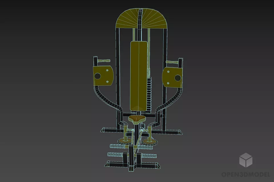 Gym Impulse Dual Inner And Outer 3d model 3