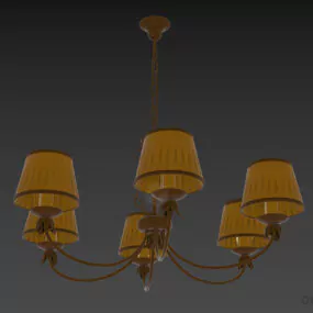 Boutique Chandelier Lamp 3d model